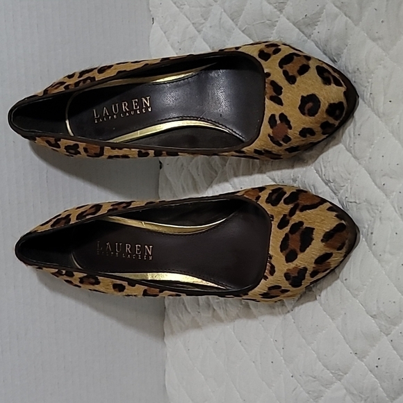 Lauren Ralph Lauren Women's Leopard Pumps Size 6.5B - Picture 2 of 9